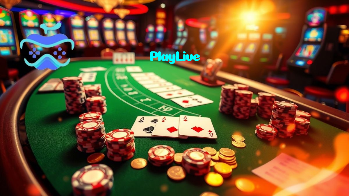 PlayLive casino presented on mobile device in Pakistan with slots and live games